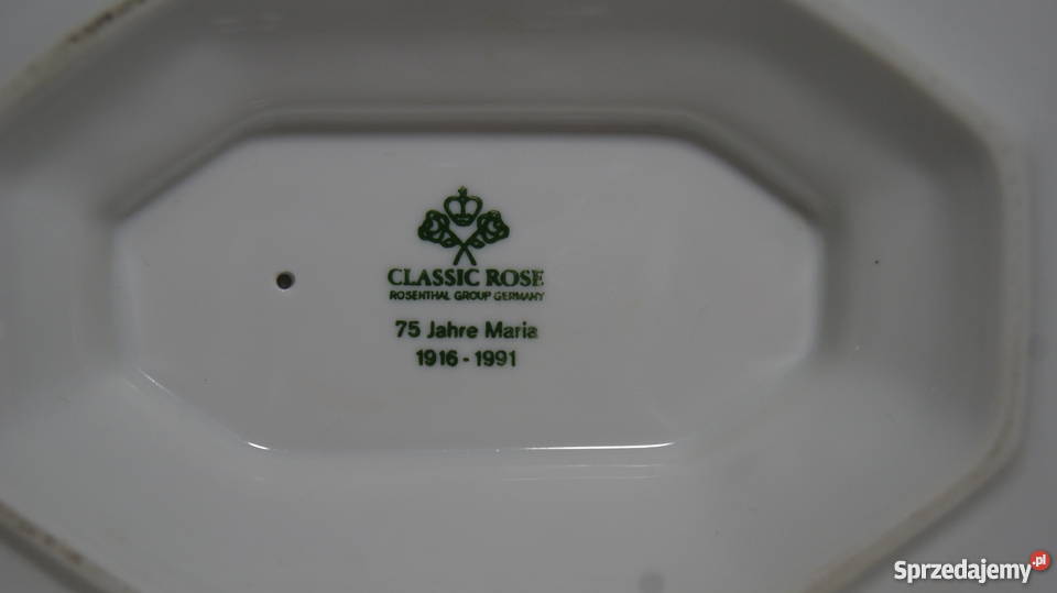 Sosjerka porcelana ROSENTHAL MARIA Rajski Ptak Dobroszyce