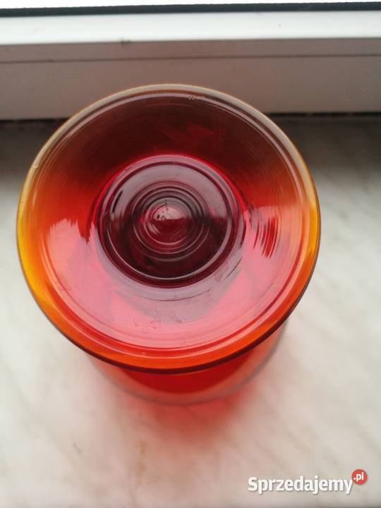 Wazon puchar Ząbkowice prl świeci w uv Choszczno