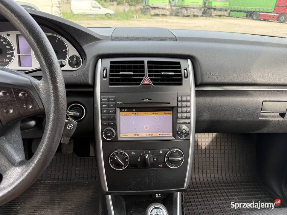 Mercedes B 20 DIESEL Klimatyzacja Nawigacja komputer pokładowy Samochody osobowe Konin