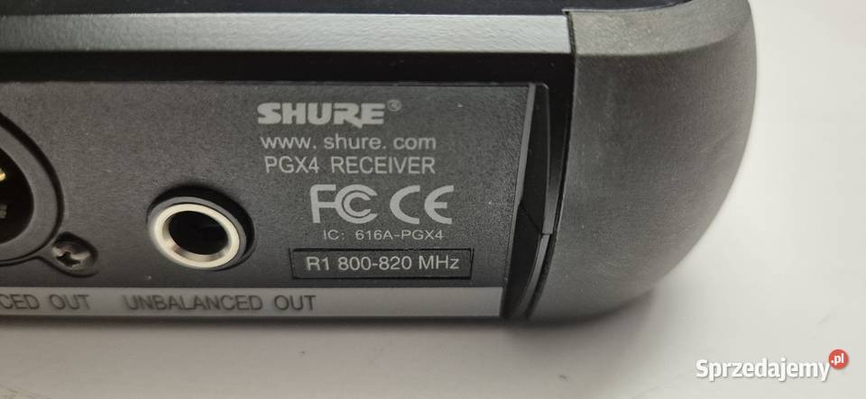 Shure PGX4 odbiornik bezprzewodowy