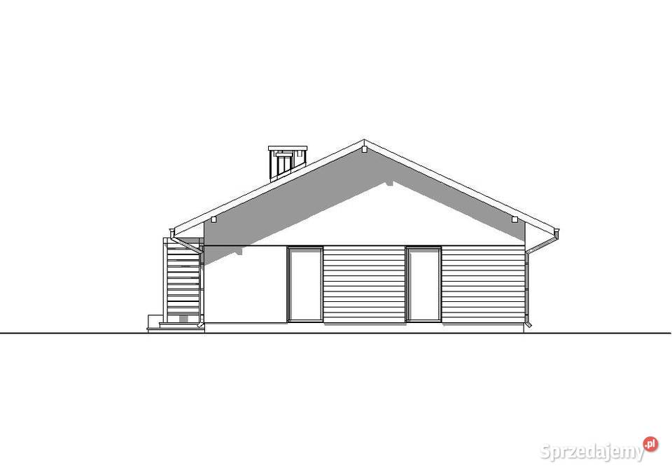 PROJEKT PROSTEGO PARTEROWEGO DOMU B656 PROJEKT Kraków