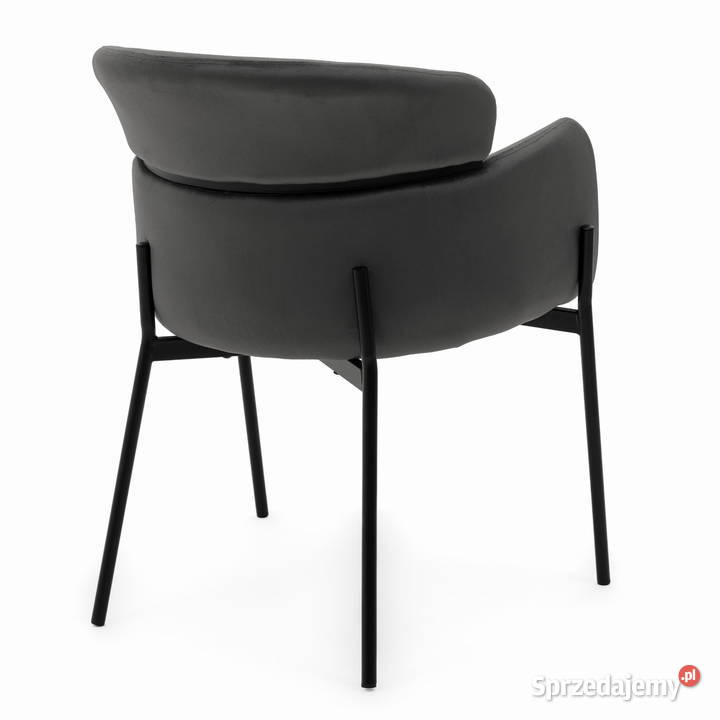 Krzesło Tapicerowane Bolzano Ciemnoszare Wysyłka Tarchały Małe