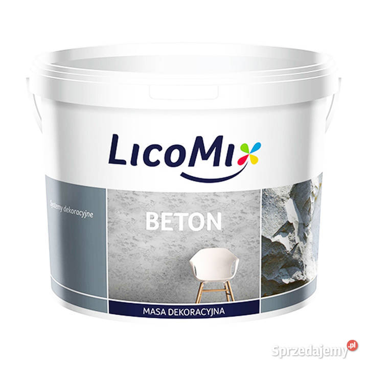 Masa dekoracyjna Beton LicoMix Beton Ściany i elewacje małopolskie Krzeszowice