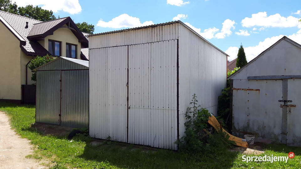 Garaż blaszany na placu 15 m2 Gotowy sprzedam