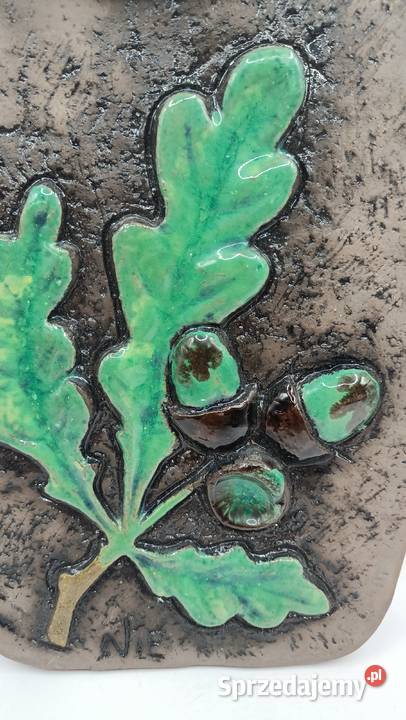 Ceramiczna płytka ścienna dąb żołędzie Ninnie Zamość