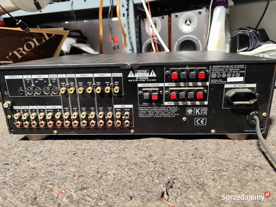 wzmacnaicz Sony TAAV 590 Black