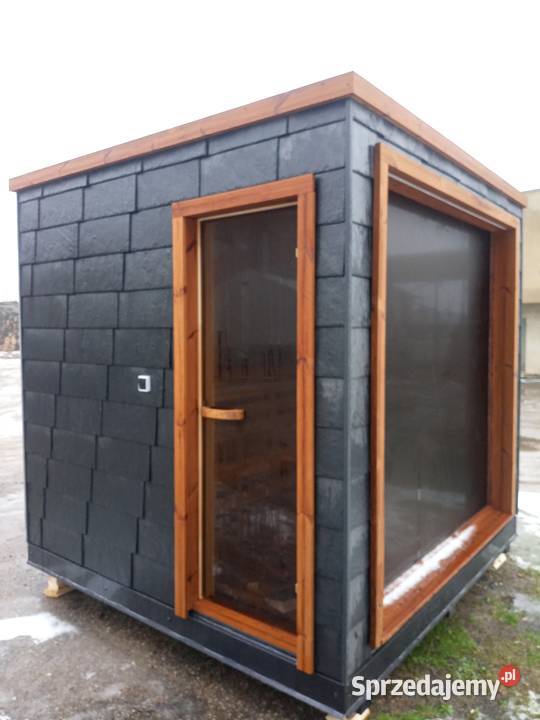 Modern Sauna Ogrodowa Bogato Wyposażona z Piecem Architektura ogrodowa mazowieckie Konstancin-Jeziorna