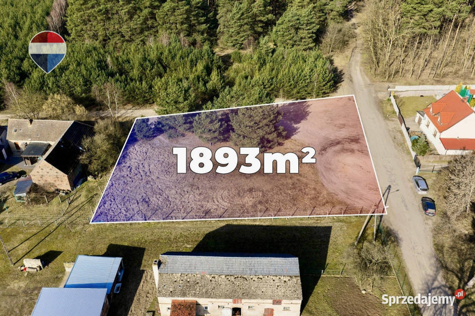 Działka lesie z warunkami zabudowy Leśniów Mały