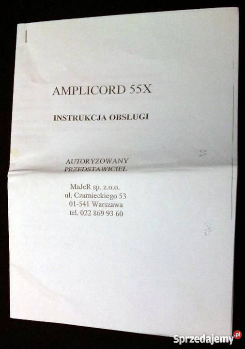 Krtań elektroniczna AMPLICORD 55X Laryngofon Łódź sprzedam