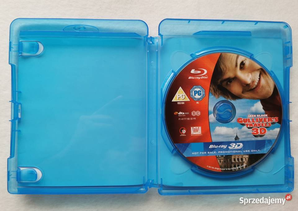 Gullivers Travels 3D Podróże Guliwera 3D Bluray Wytrzyszczki