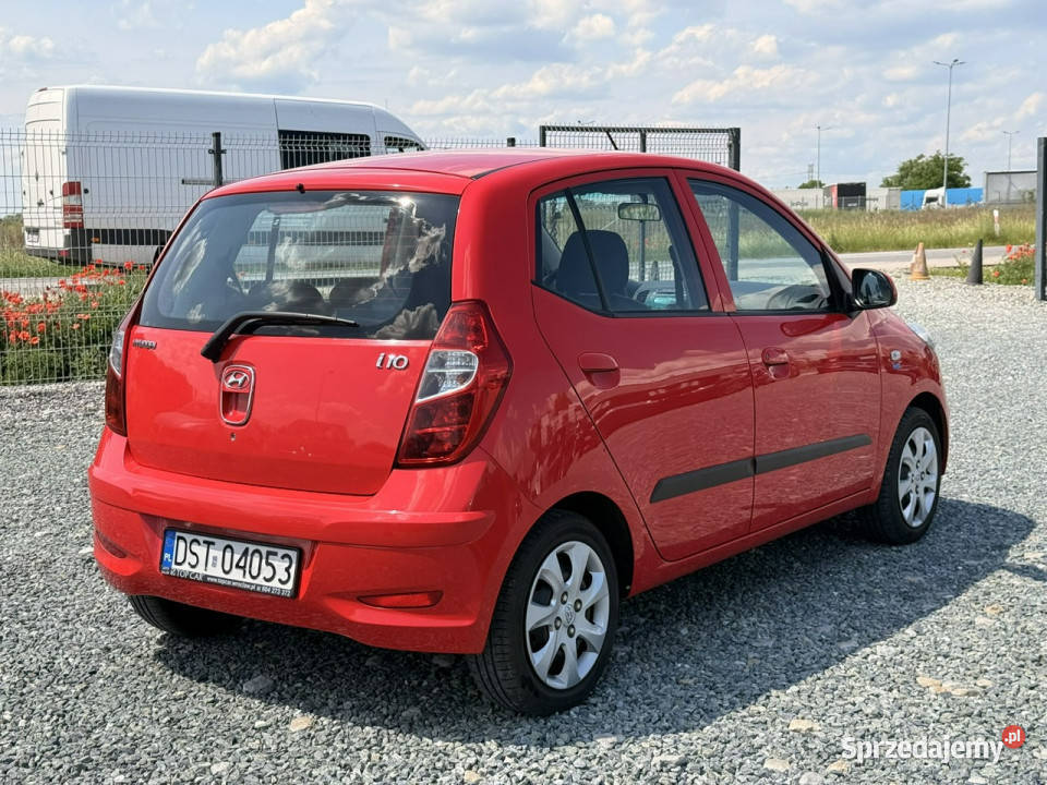 Hyundai i10 FL 11 12V 2011r 69 124 Salon ASO czerwony Wojkowice