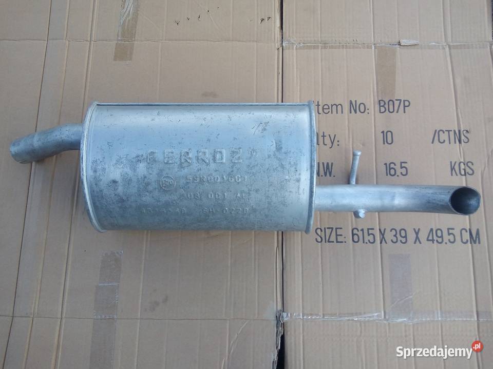 Tłumik Ford Fiesta MK3