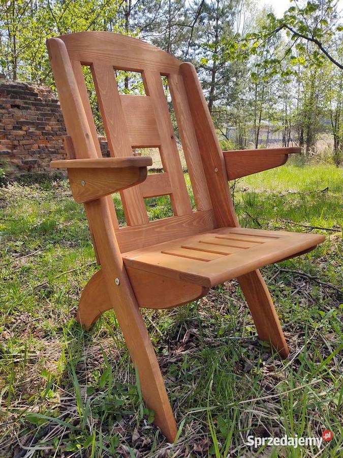 Meble ogrodowe drewniane składane typ X lamel 3 Kalety sprzedam