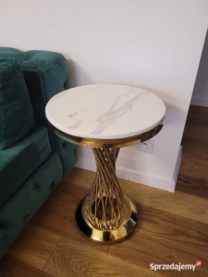 Stolik złoty Glamour AKANT 40cm małopolskie Gierałtowiczki sprzedam