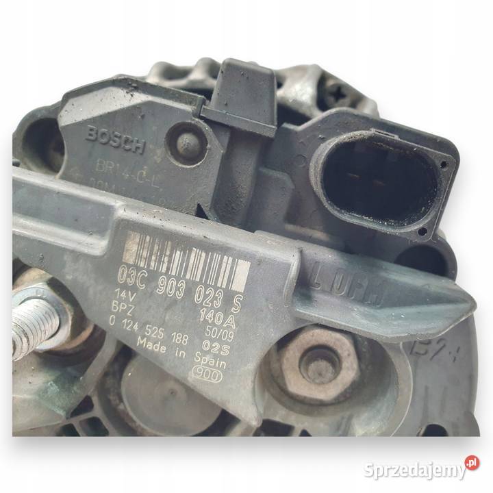 ALTERNATOR Audi A1 VW Golf 6 14 TSI Bosch osobowe Chełm sprzedam