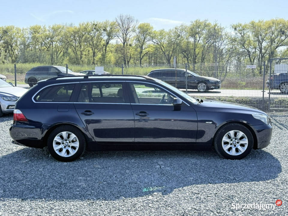 BMW 525 25D 177 2005r 204 skóry Nawigacja full przyciemniane szyby