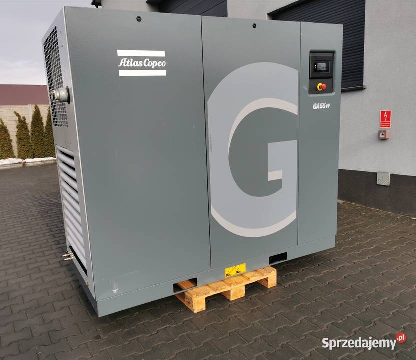 2020r 55kw 15653h Sprężarka śrubowa ATLAS COPCO
