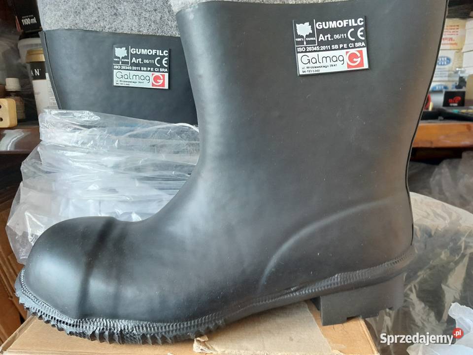 Buty gumowofilcowe bezpieczne z podnoskiem Warszawa