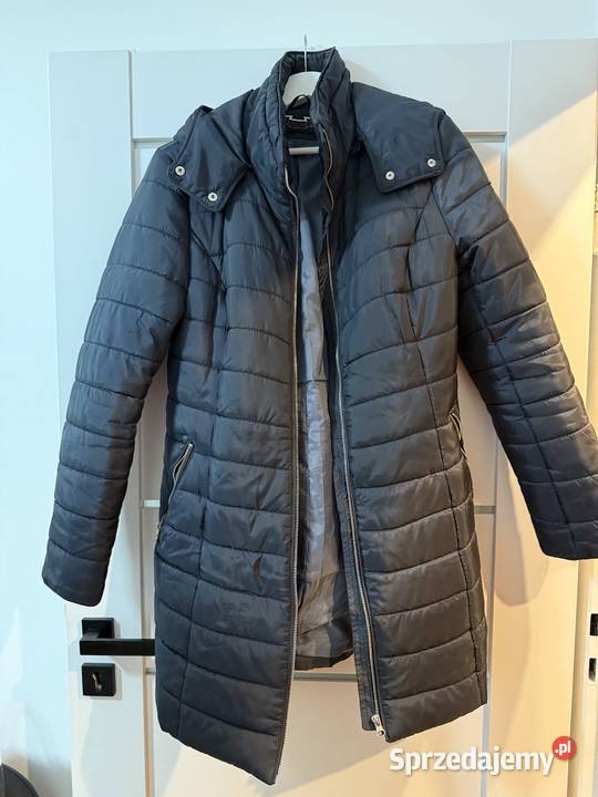 Szara kurtka zimowa KiM Rozmiar 42 Srebrne Rozmiar 42(XL)