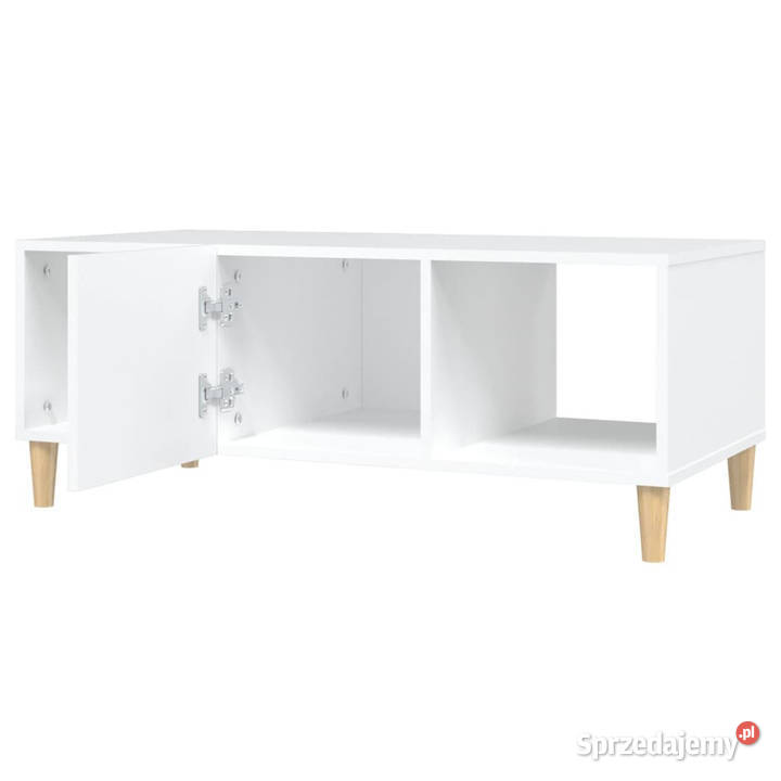 Stolik kawowy biały 102x50x40 materiał sprzedam