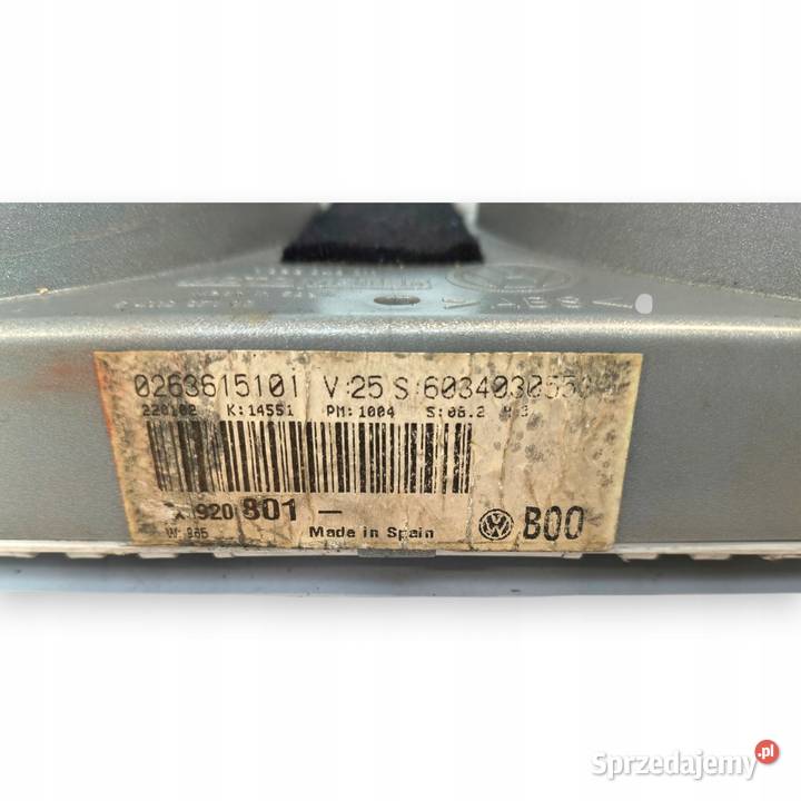 LICZNIK ZEGARY 6X0920801 VW Lupo 10 8V 14 16V