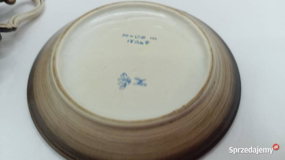 Mini filiżanka i spodek porcelana włoska