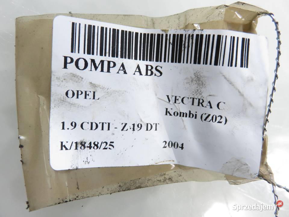 POMPA ABS OPEL VECTRA C Kombi Z02 13509220AE osobowe