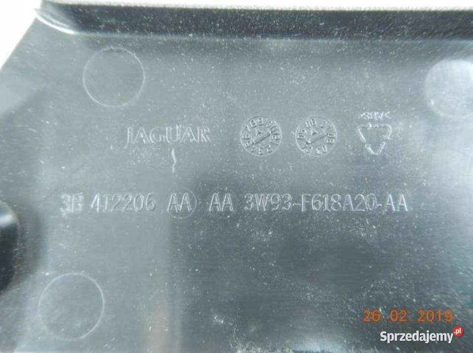 OSŁONA FOTELA PRAWY PRZÓD JAGUAR STYPE 0308 osobowe
