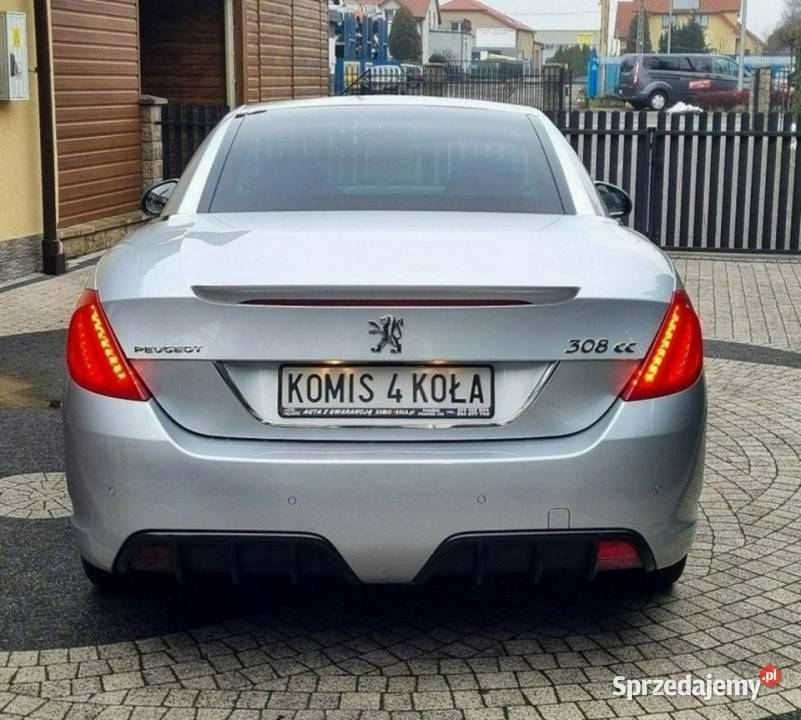 Peugeot 308 CC Cabrio 20HDI Climatronic światła przeciwmgielne Płońsk sprzedam