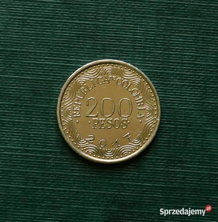 Kolumbia 200 peso 2017r Gliwice