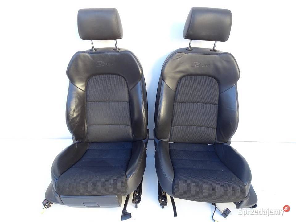 FOTELE FOTEL KANAPA PÓŁSKÓRA KOMPLET SLINE AUDI