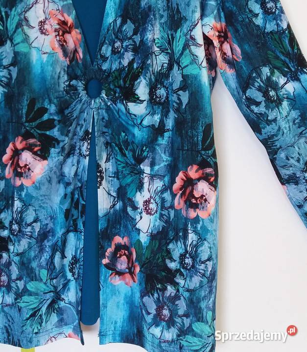 L Nienoszona tunika bluzka z wstawką Paola Rozmiar 46 Gliwice sprzedam