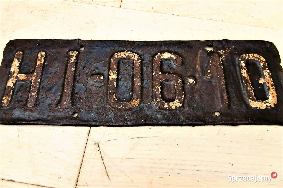 tablica rejestracyjna HI0610 rejestracja Pozostałe Namysłów