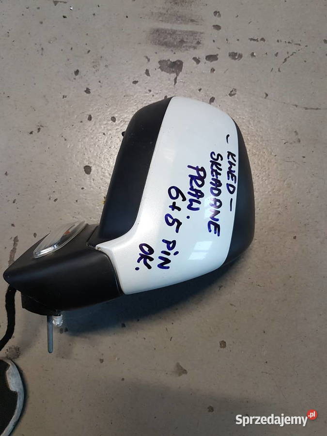 PEUGEOT 3008 I 2011 LUSTERKO PRAWE SKLADANE Turek