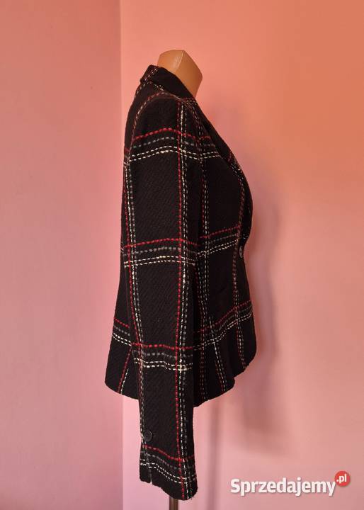 Żakiet damski duża krata 42 małopolskie