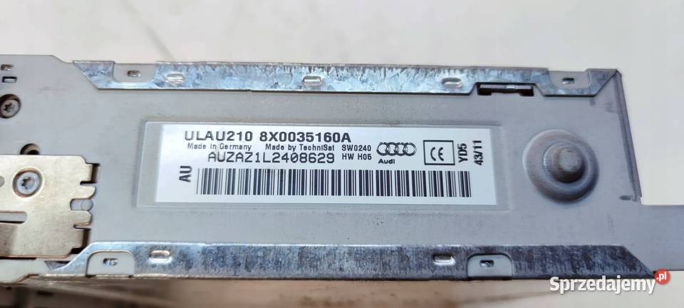 RADIO AUDI CHORUS AUDI A1 8X 8X0035160A 2 śląskie Przystajń