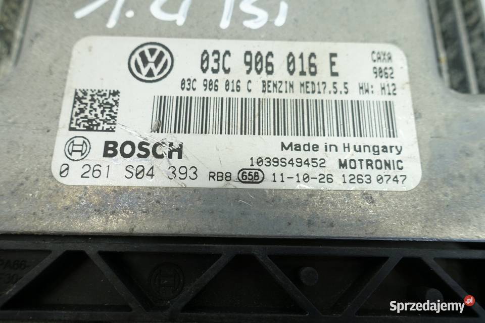 Skoda Octavia II 14 TSI KOMPUTER SILNIKA moduł osobowe Chełm