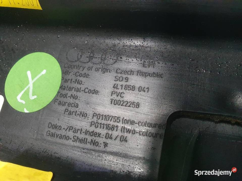 KONSOLA DESKA ROZDZIELCZA AUDI Q7 4L1857067 wielkopolskie