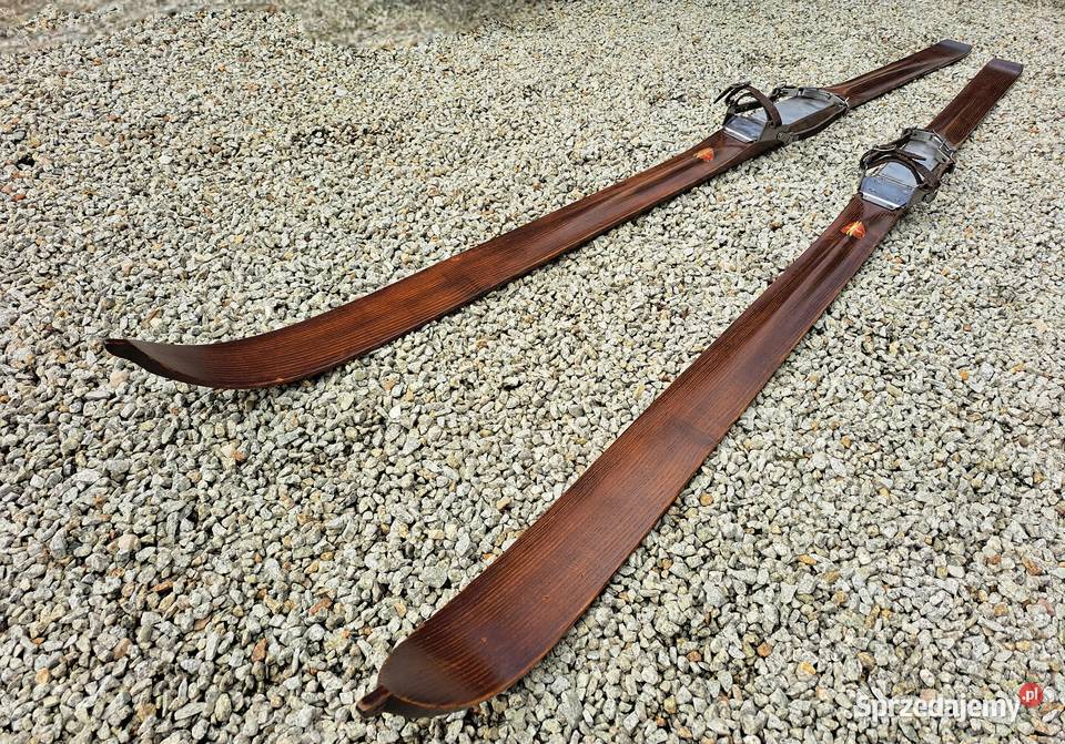 Stare drewniane narty 1918 dolnośląskie Szklarska Poręba