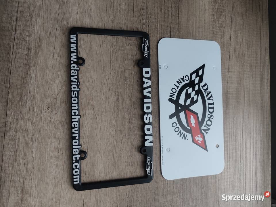Ozdobna ramka tablicy Chevrolet Davidson Canton Rzeszów
