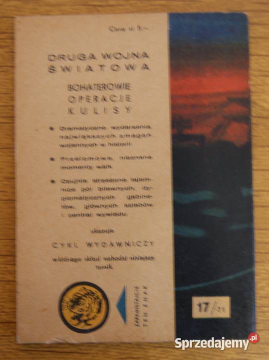 Żółty Tygrys Zgaszony lont 1771 Proza i poezja Parczew