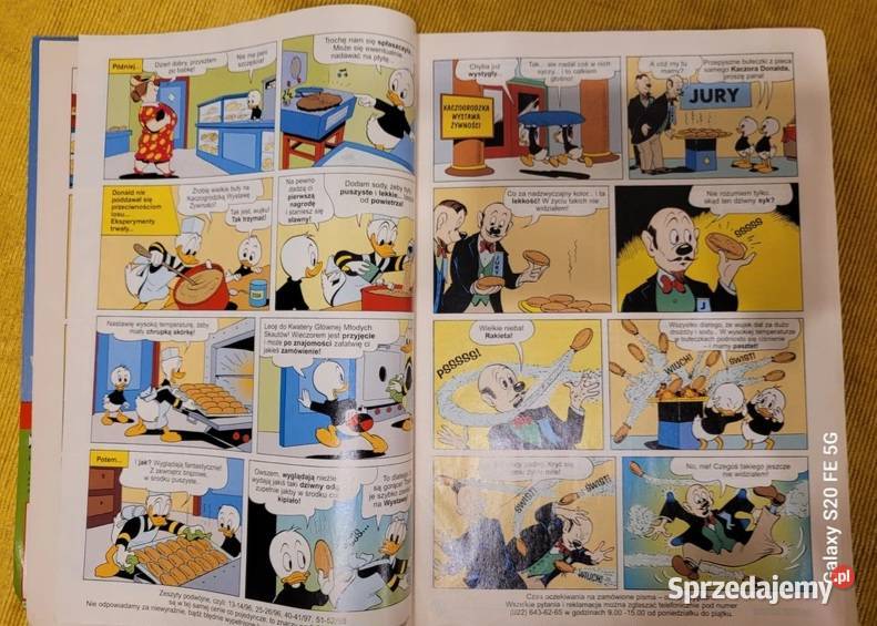 Kaczor Donald komiks kolekcjonerski ISSN Rok wydania 1999 Bydgoszcz