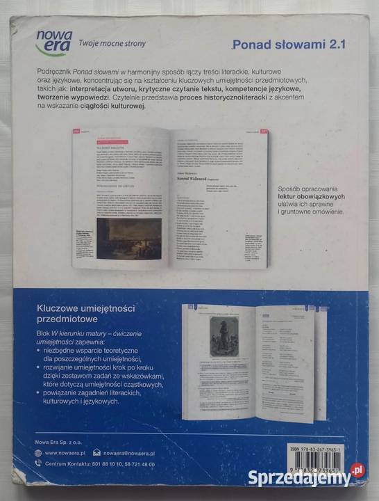 Ponad słowami 2 język polski podręcznik liceum mazowieckie Małkinia Górna