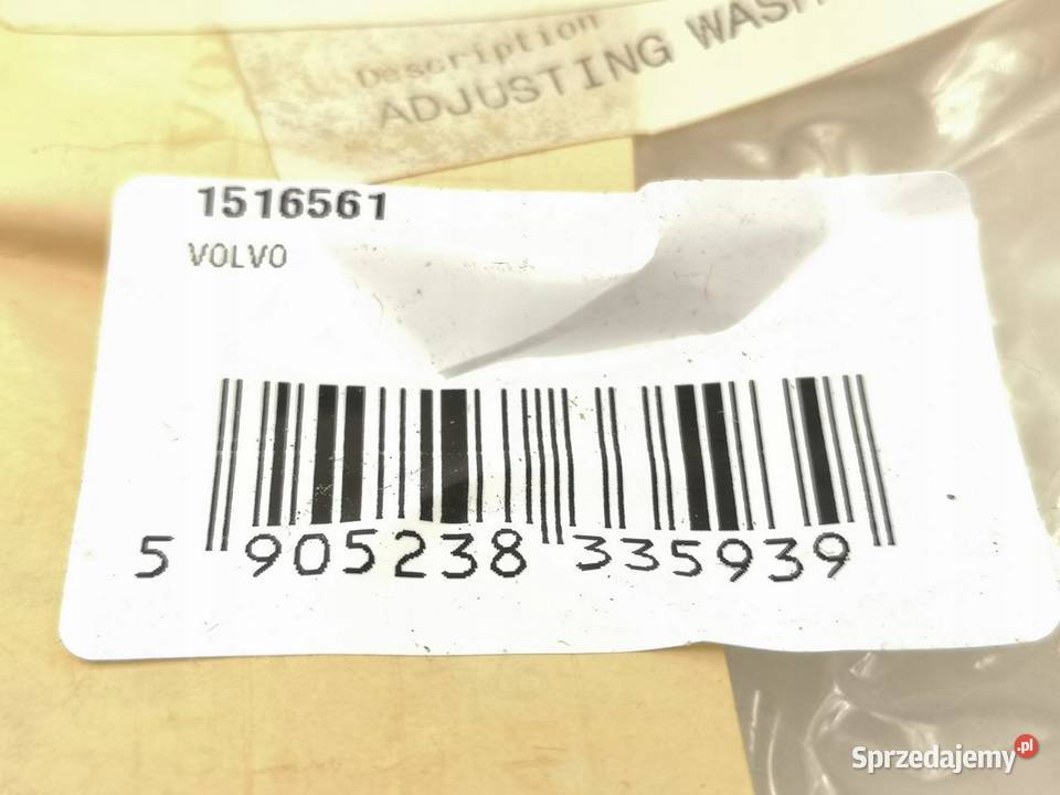 PODKŁADKA REGULACYJNA VOLVO 1516561 NOWA sprzedam