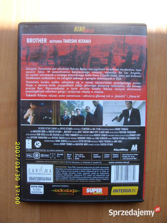 Film na DVD BROTHERTAKESI KINANO HANWAY Wołów