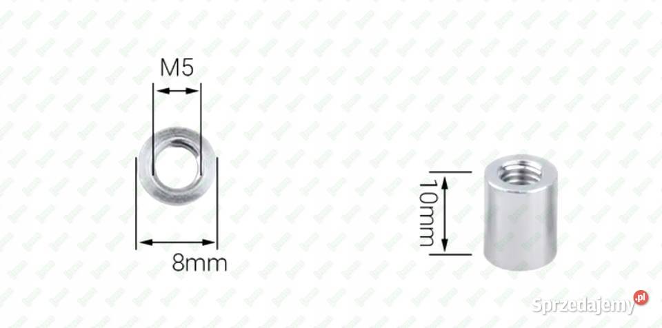 M5X10 ALUMINIOWA TULEJKA DYSTANSOWA GWINTOWANA Warszawa