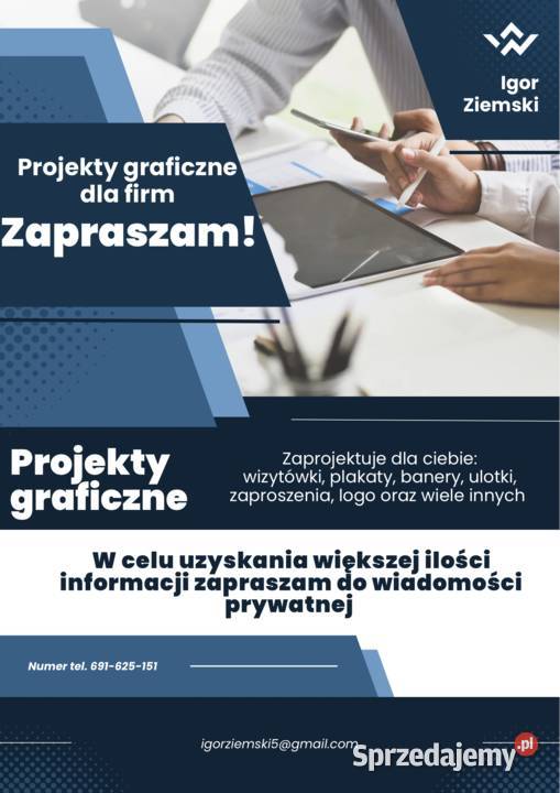 Projekty graficzne Grafika, Druk, Poligrafia Żuromin