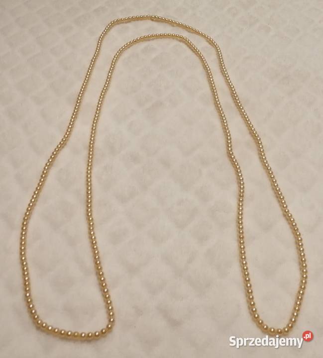 Naszyjnik z koralików korale 4mm 145 29 śląskie Czeladź