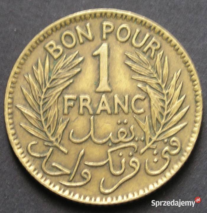 Tunezja 1 frank 1921