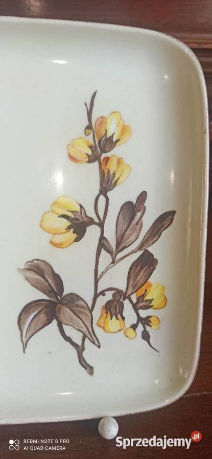 Petera porcelanowa tacka Syg Lilien Porzelan Gdańsk